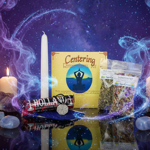 Centering Ritual Kit - Mystical Altar Style