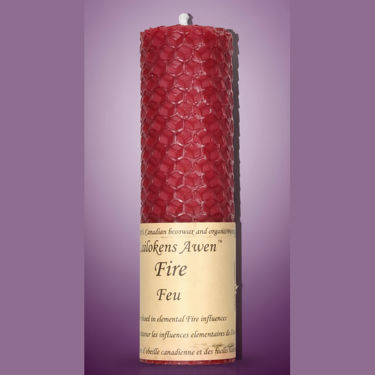 Exact Awaken Aven Fire candle with clean professional styling and Witchy Like watermark