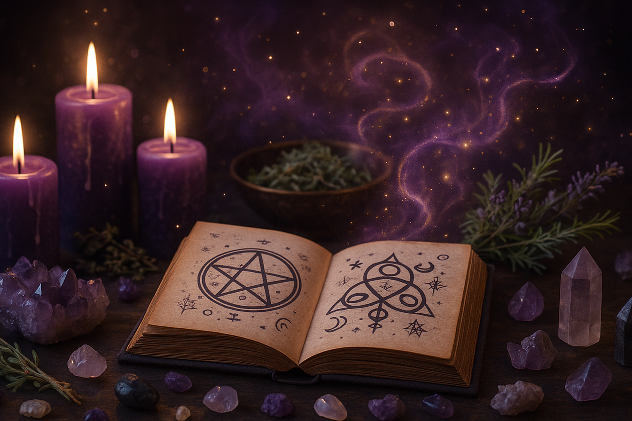 Mystical altar setup for BeWitchy