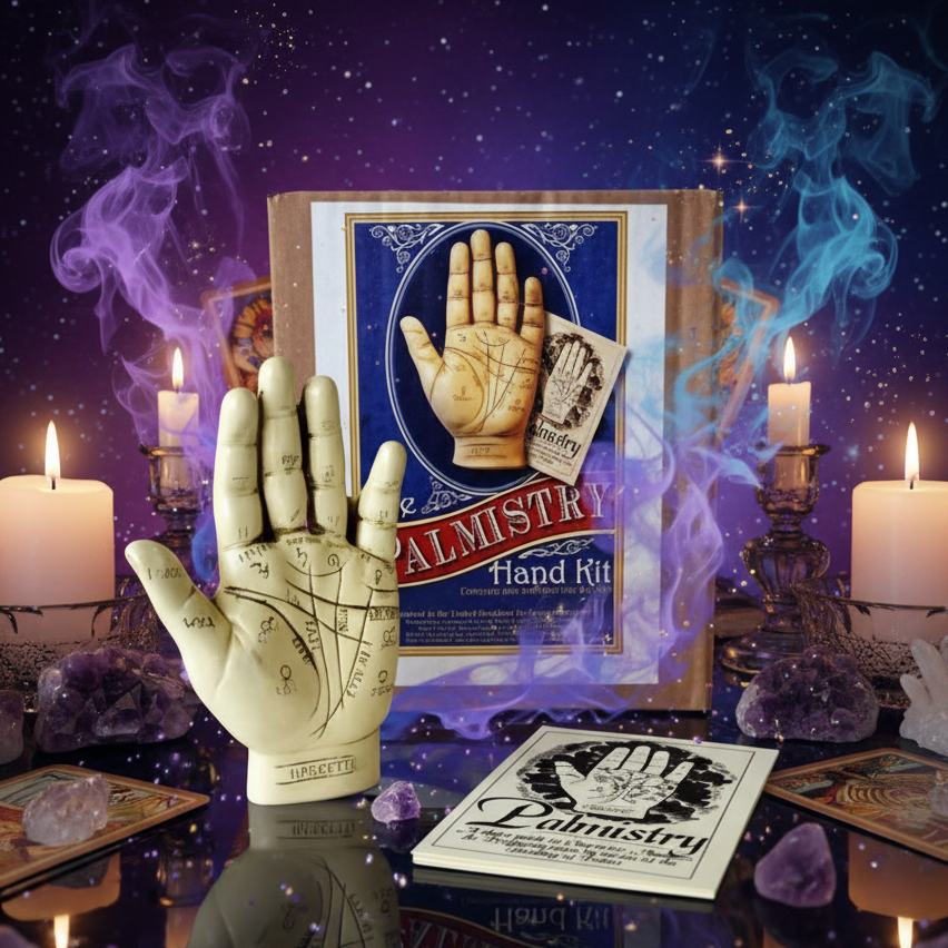 Palmistry Hand Kit - Mystical Altar Style