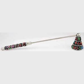 Multi-Color Jeweled candle snuffer