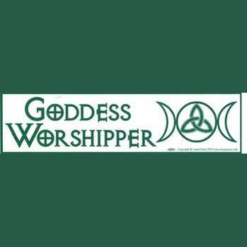 Goddess Worshipper bumper sticker