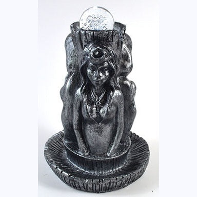 5" Mother maiden Crone ball stand W light