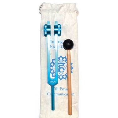 8 1/2" Throat (light blue) tuning fork