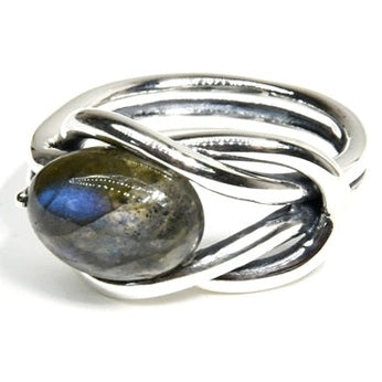 size 12 Labradorite ring
