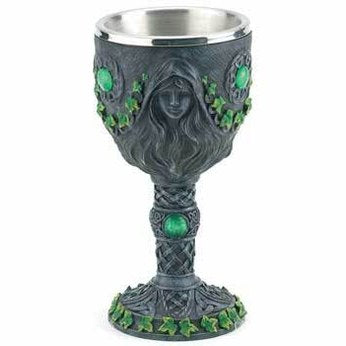 Maiden, Mother & Crone chalice 7 1/2"