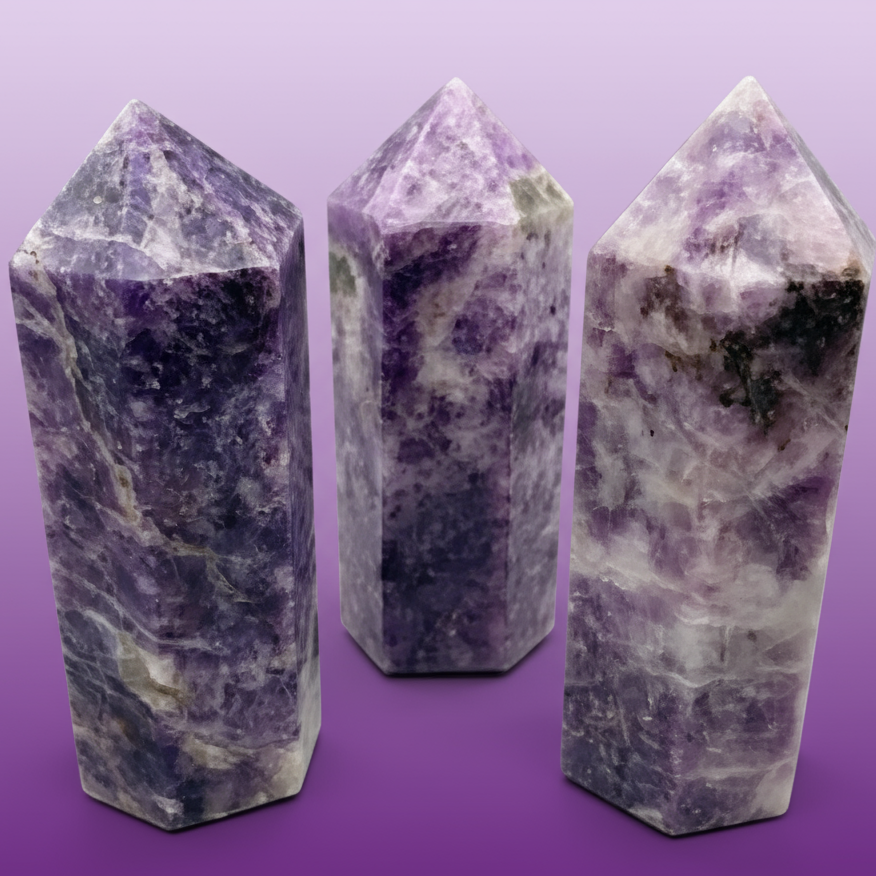 Amethyst Crystal Points - Professional Style