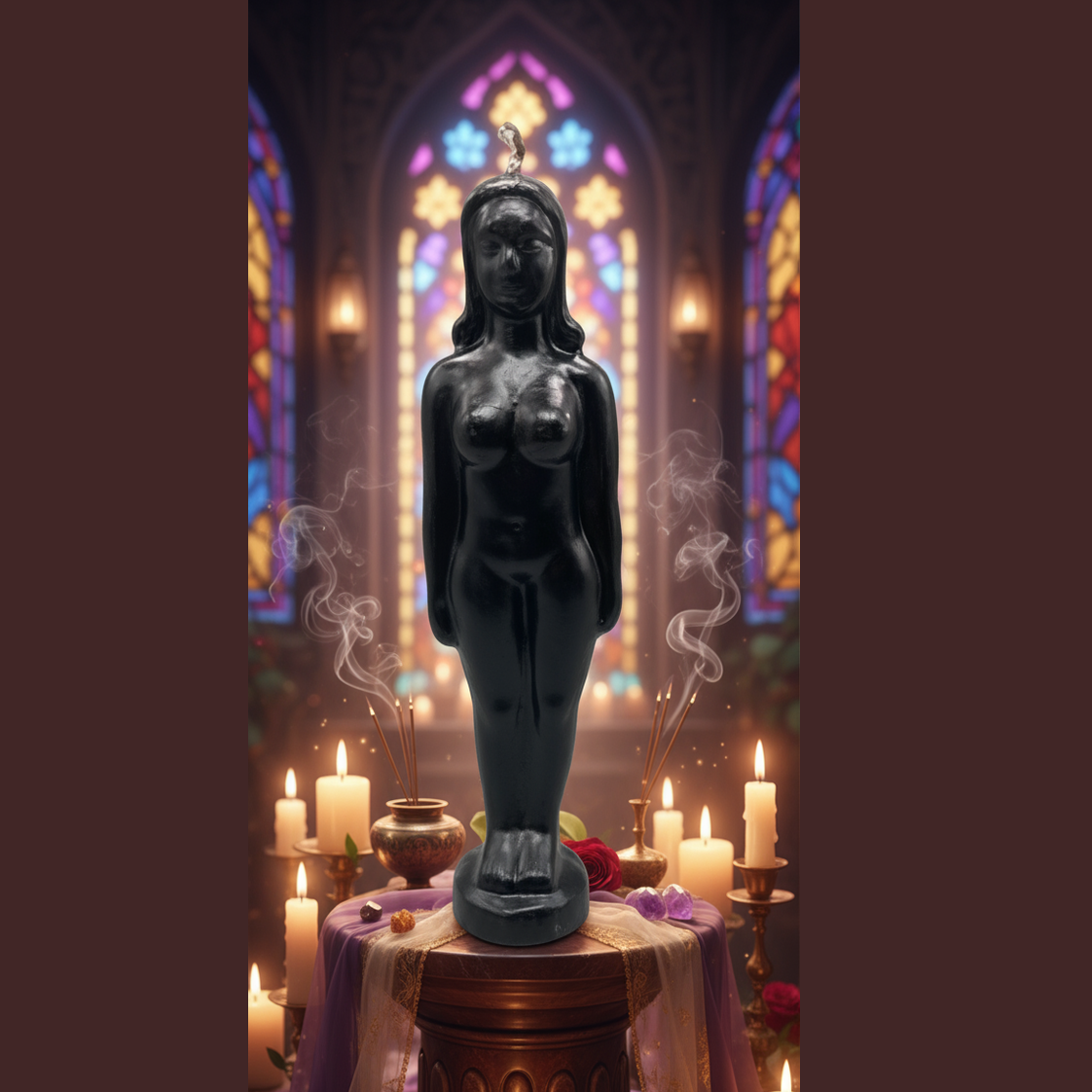 Black Goddess Statue - Luxurious Sanctuary