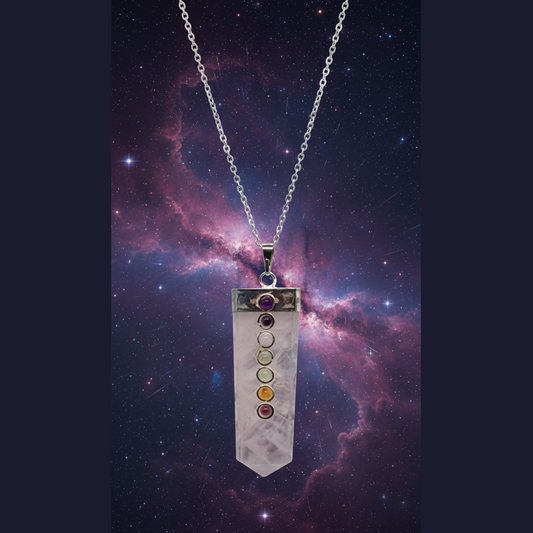 Chakra Crystal Pendant - Mystical Starry Night