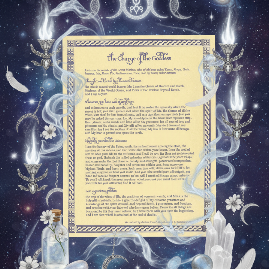 Witchy Like - Charge of the Goddess Poster Mystical