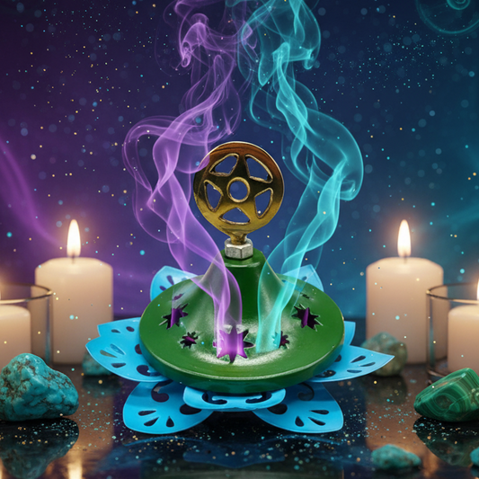 Cone Incense Burner - Mystical Altar Style