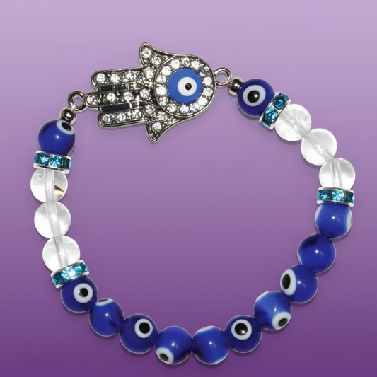 Evil Eye Hamsa Bracelet - Professional Style