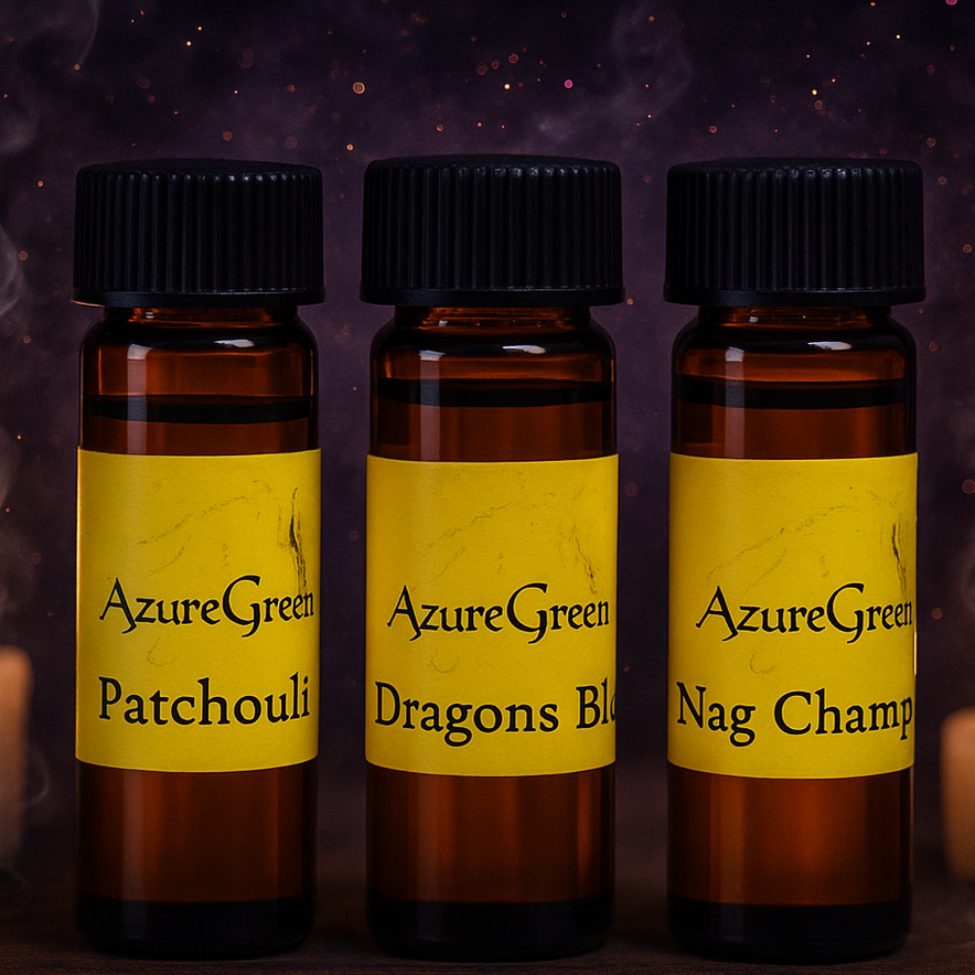 Exact Azure Green essential oils with mystical atmosphere