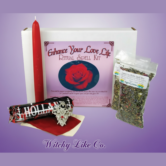 Exact Enhance Your Love Life Ritual Spell Kit with clean professional styling and Witchy Like watermark