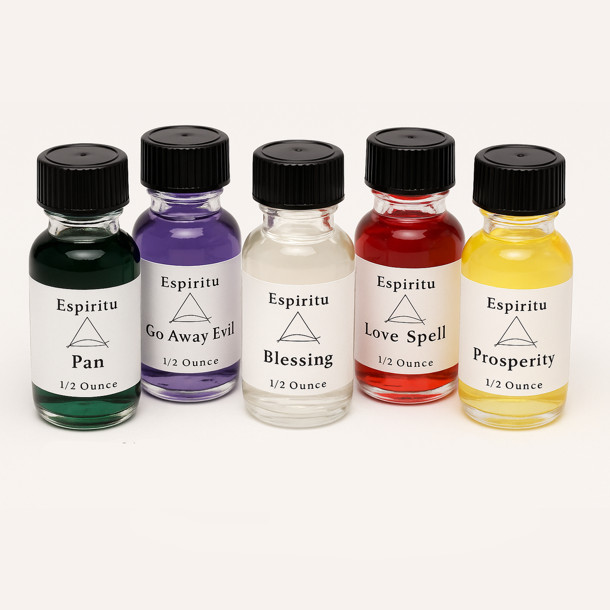 Exact original spiritual oils collection with branding