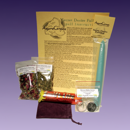 Exact Secret Desire Full Spell Instruction Kit with clean professional styling and Witchy Like watermark