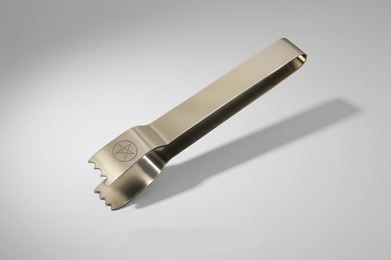 Exact silver athame with premium ritual ambiance and Witchy Like watermark