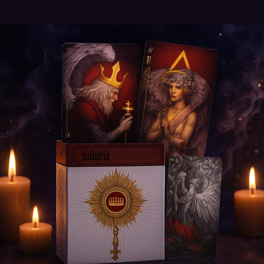 Exact tarot deck with mystical atmosphere