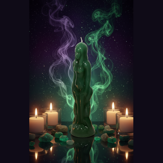 Female Figure Candle - Mystical Altar Style