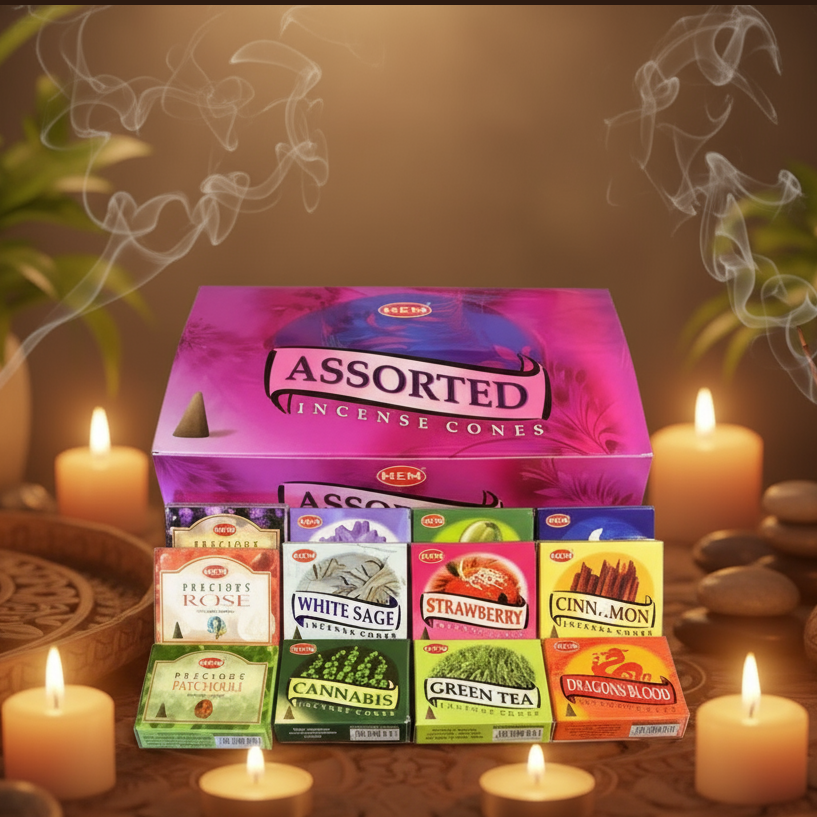 HEM Assorted Incense Cones - Luxurious Sanctuary