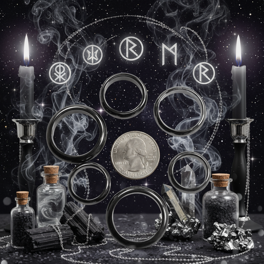 Witchy Like - Hematite Rings Mystical