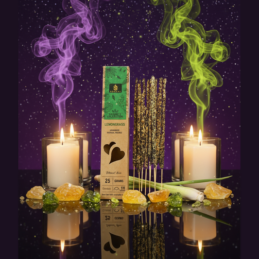 Lemongrass Natural Incense - Mystical Altar Style