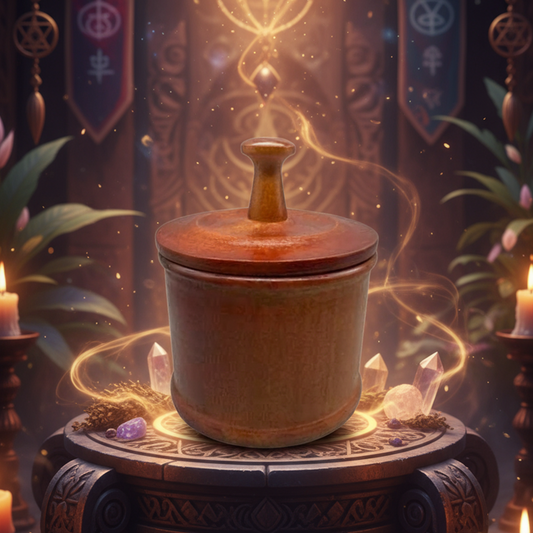 Luxurious Sanctuary Wooden Jar