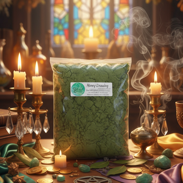 Money Drawing Herbal Powder - Luxurious Sanctuary