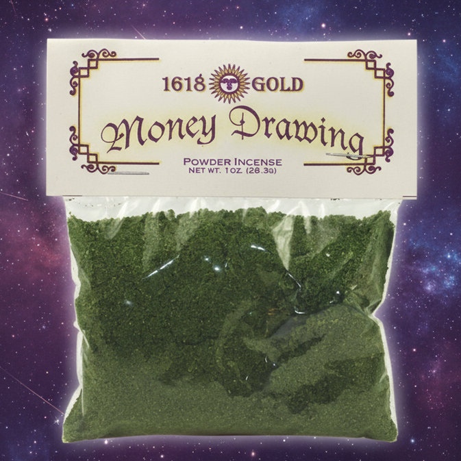 Money Drawing Powder Incense - Mystical Starry Night