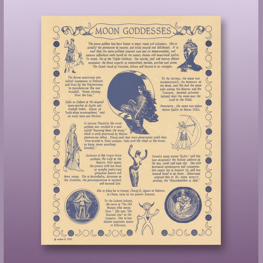 Witchy Like - Moon Goddesses Poster Professional