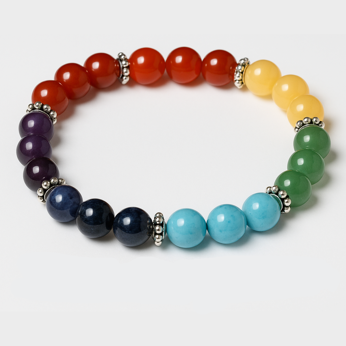 Original chakra bracelet with branding