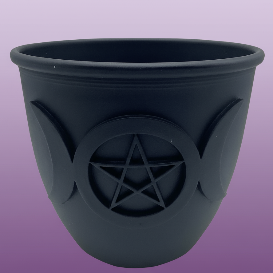 Witchy Like - Pentacle Cauldron Planter Professional