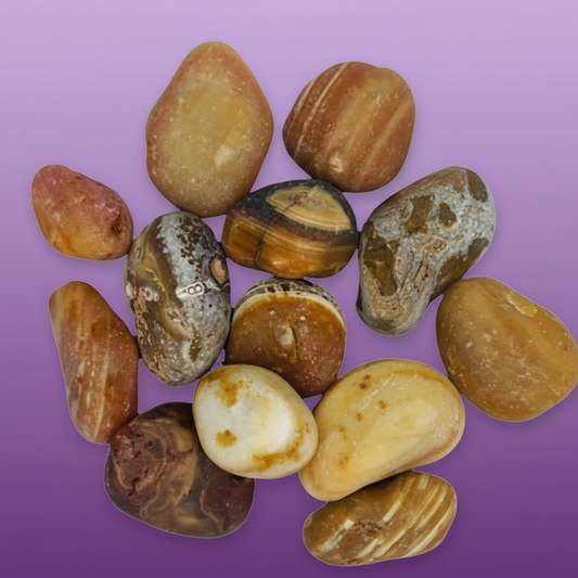 Polished Jasper Tumbled Stones - Professional Style