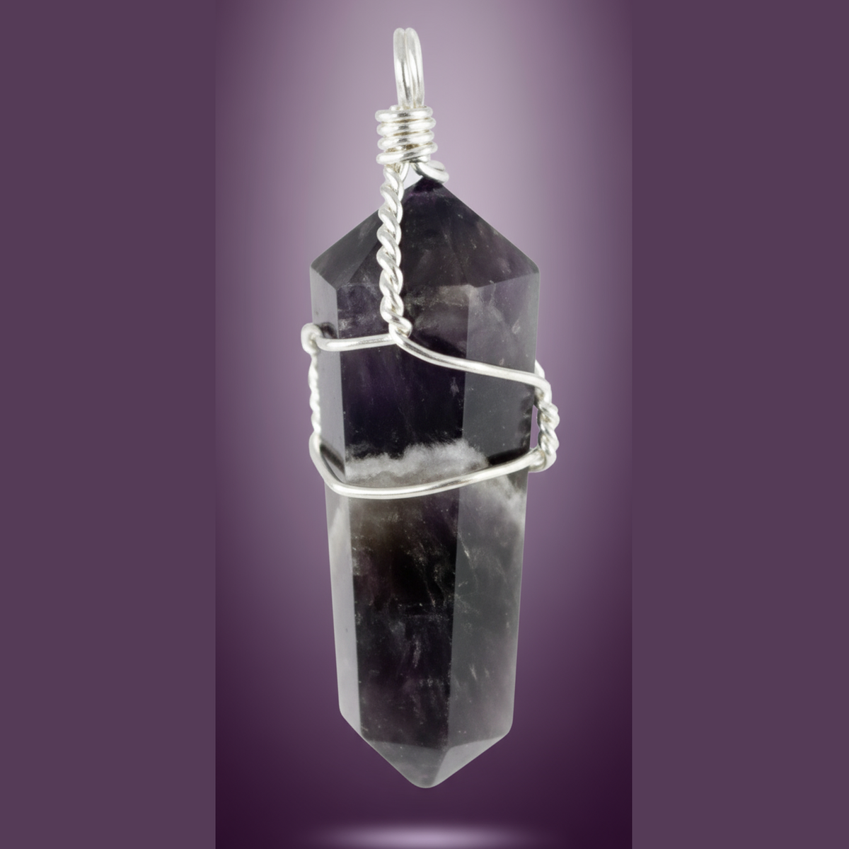 Professional E-commerce Amethyst Pendant