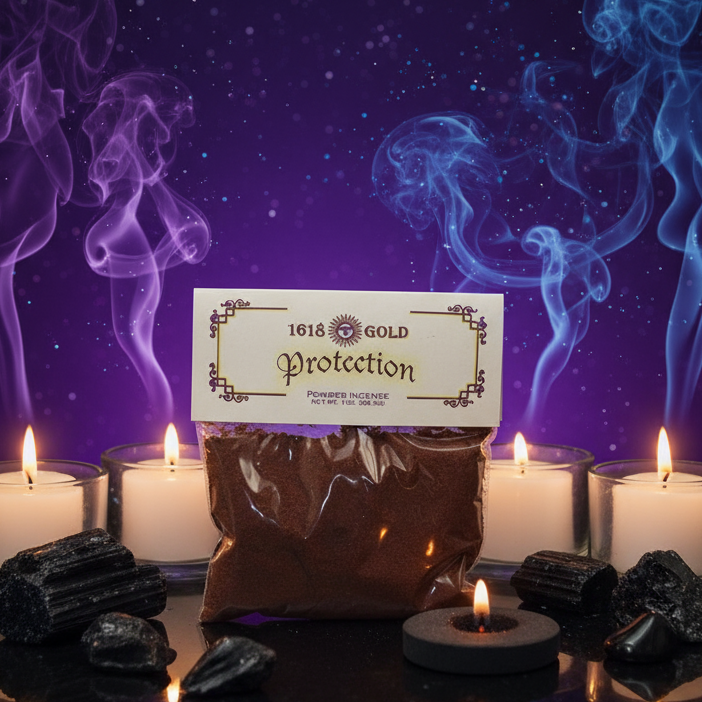 Protection Powder Incense - Mystical Altar Style