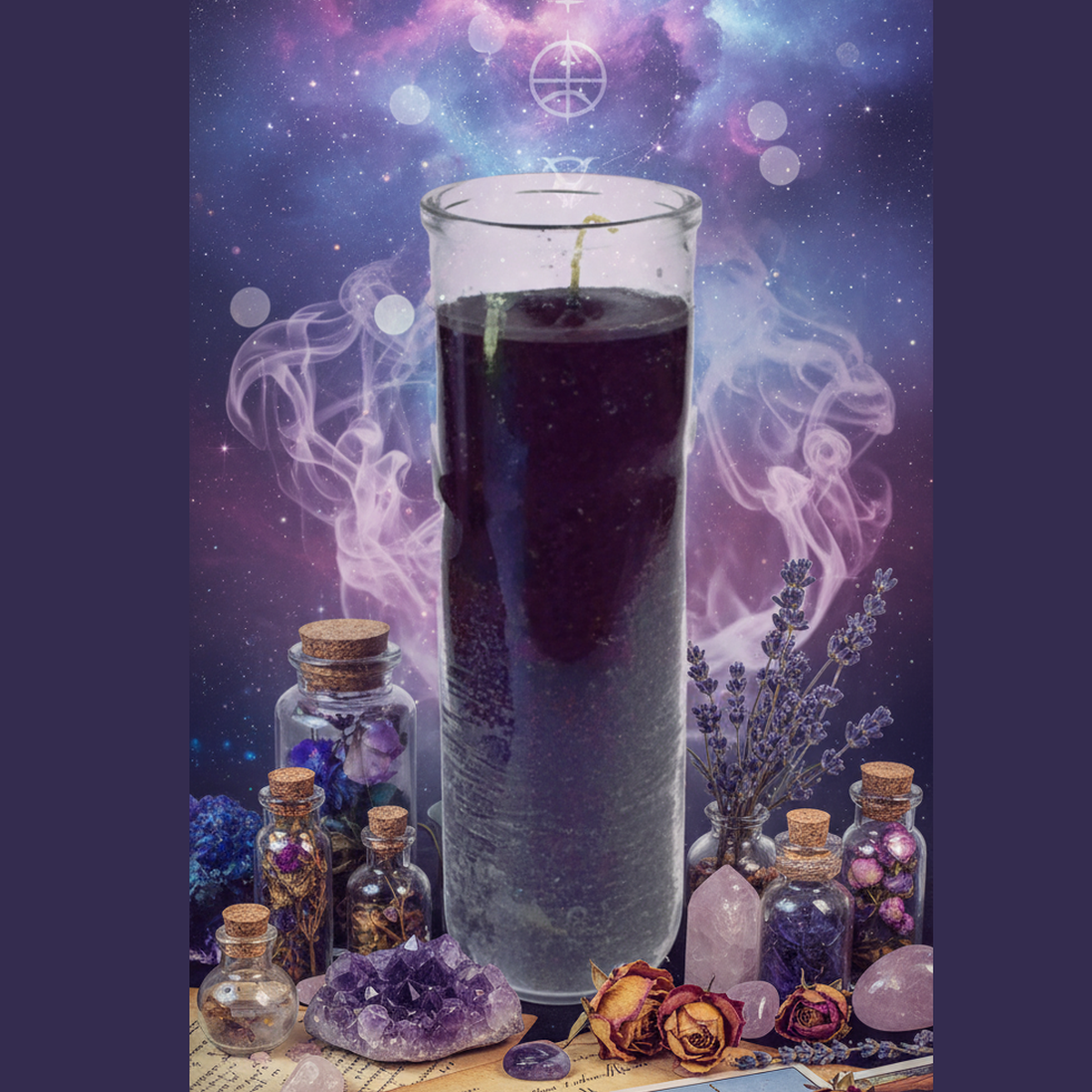 Purple Ritual Candle - Natural Mystical