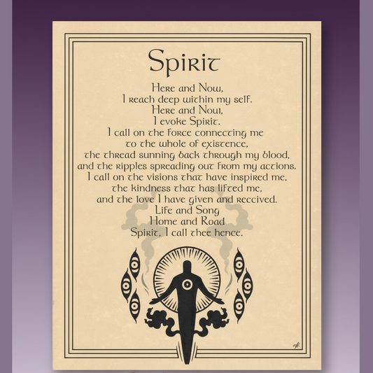 Spirit Prayer Poster - Clean Professional