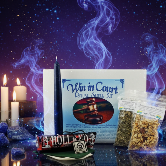 Win in Court Ritual Spell Kit - Mystical Altar Style